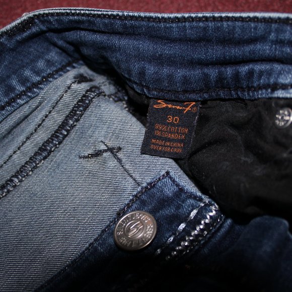 Seven 7 Women's Jeans size 30 pre-owned - Picture 8 of 9